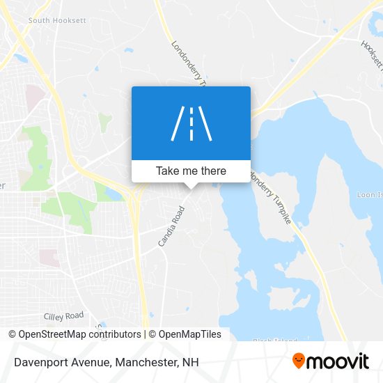 Mapa de Davenport Avenue