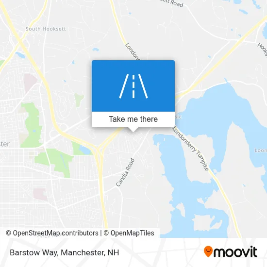 Barstow Way map