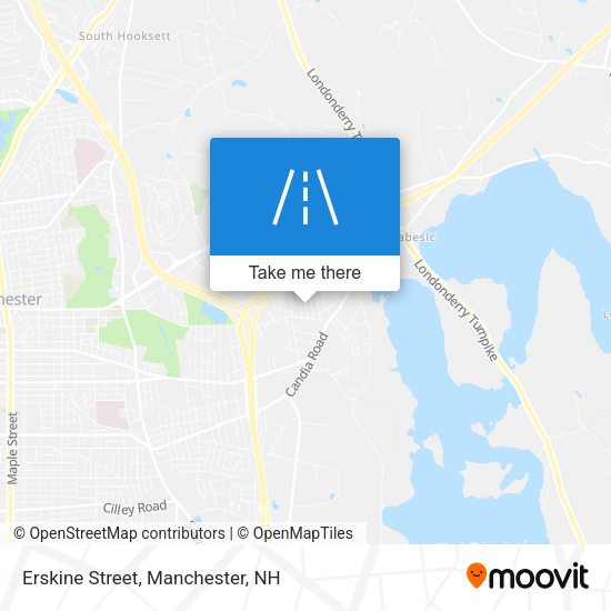 Erskine Street map