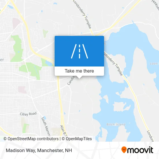 Madison Way map