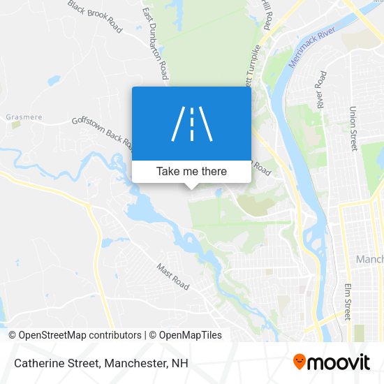 Catherine Street map