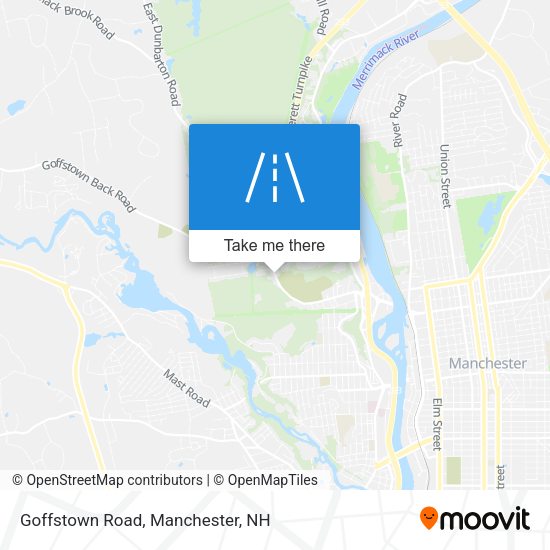 Mapa de Goffstown Road