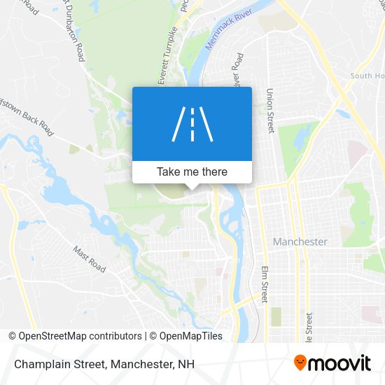 Champlain Street map
