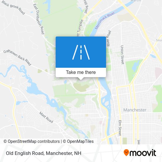 Mapa de Old English Road