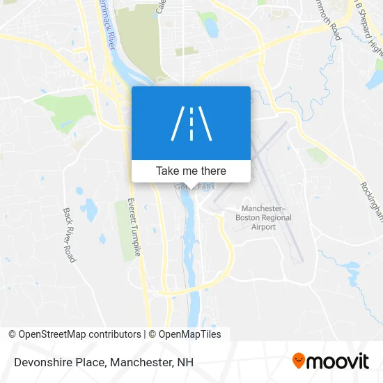 Devonshire Place map