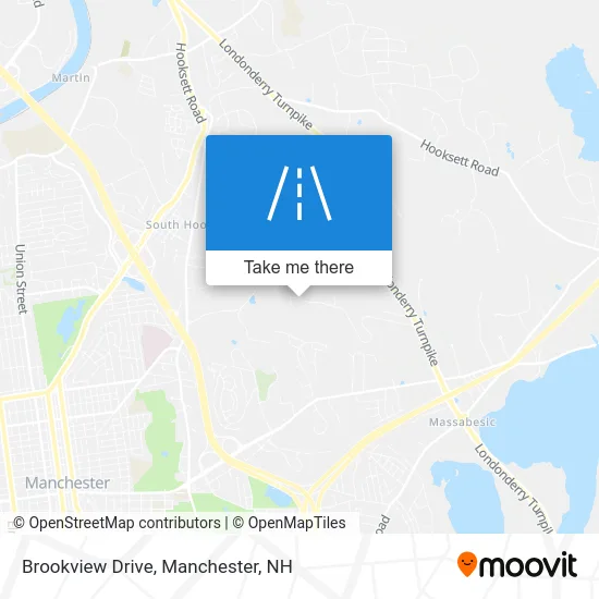 Brookview Drive map