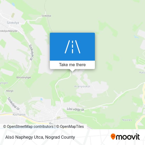 Alsó Naphegy Utca map
