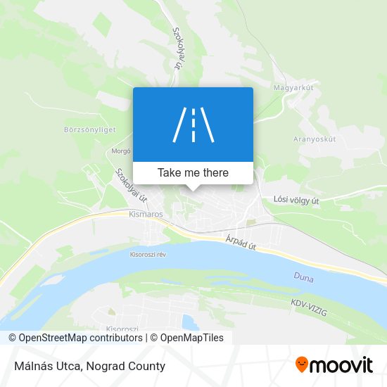 Málnás Utca map