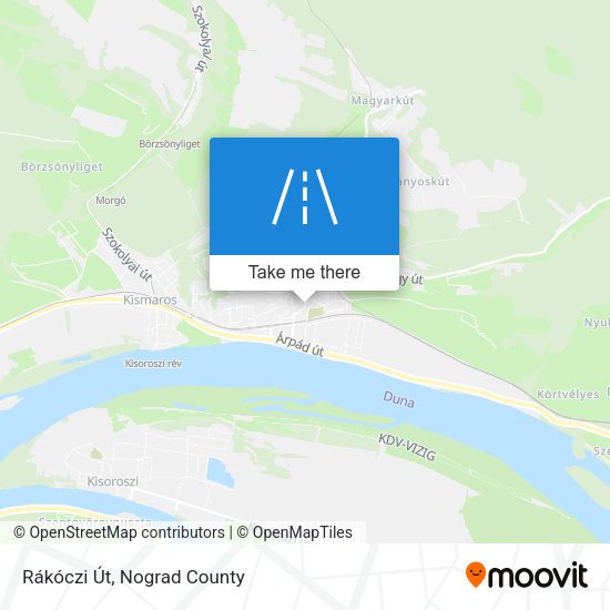 Rákóczi Út map