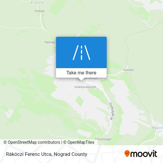Rákóczi Ferenc Utca map