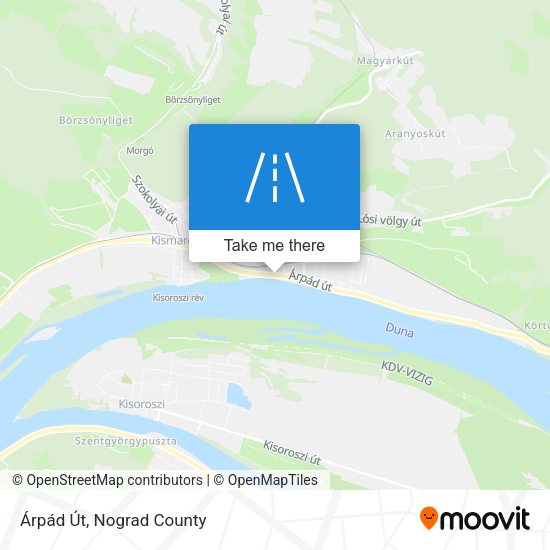 Árpád Út map
