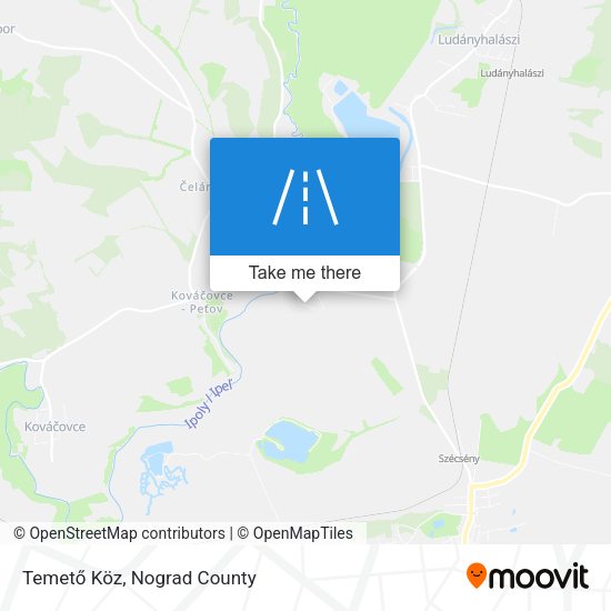Temető Köz map