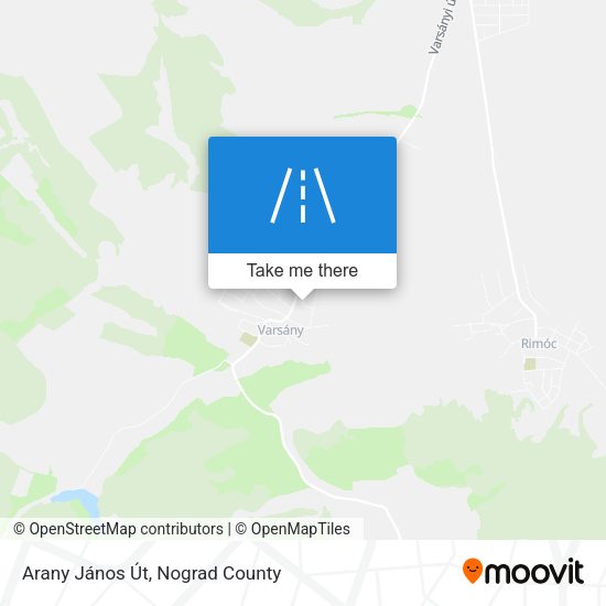 Arany János Út map