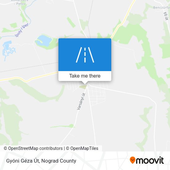 Gyóni Géza Út map