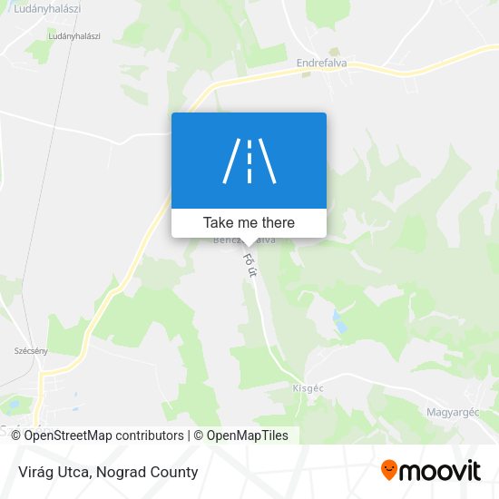 Virág Utca map