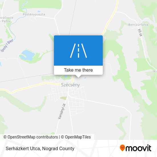 Serházkert Utca map