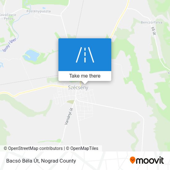Bacsó Béla Út map