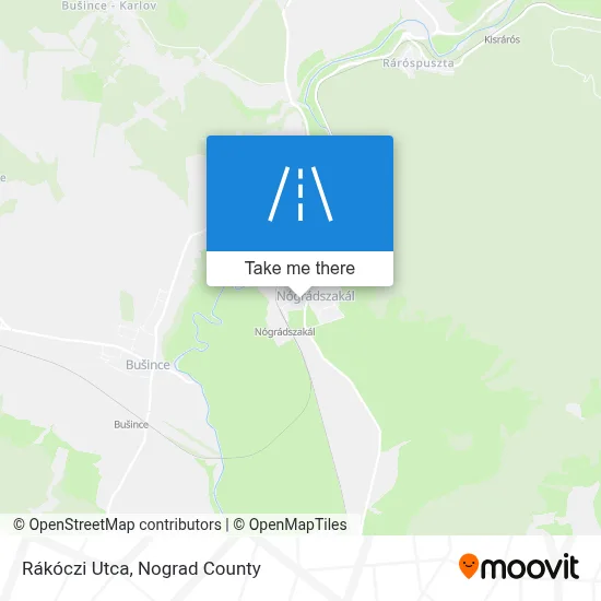 Rákóczi Utca map