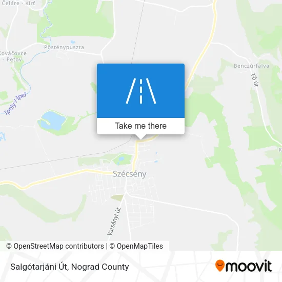 Salgótarjáni Út map