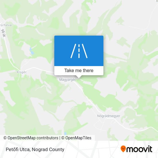 Petőfi Utca map