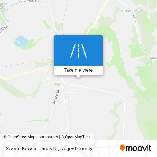 Szántó Kovács János Út map