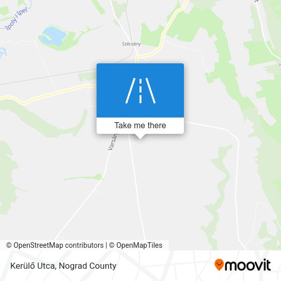 Kerülő Utca map