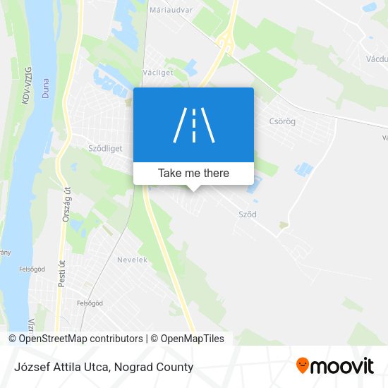 József Attila Utca map