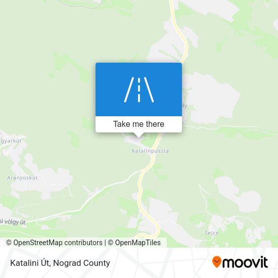 Katalini Út map
