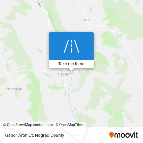 Gábor Áron Út map