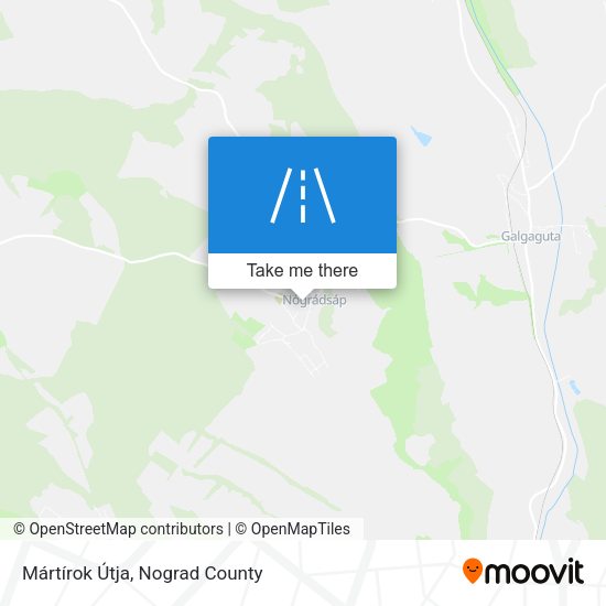 Mártírok Útja map