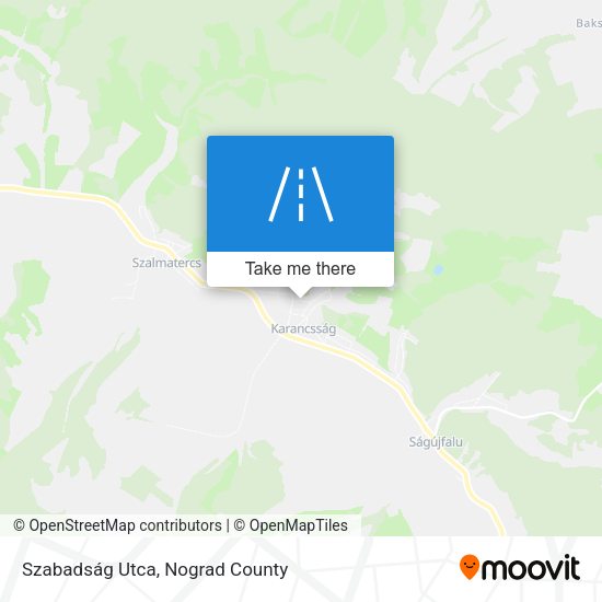 Szabadság Utca map