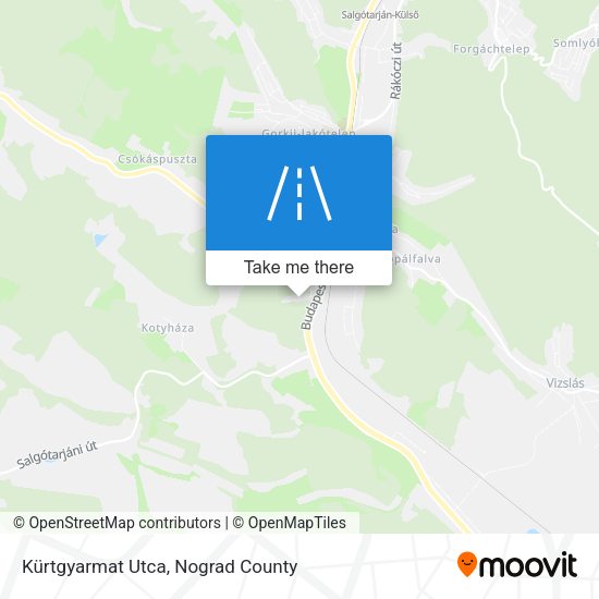 Kürtgyarmat Utca map