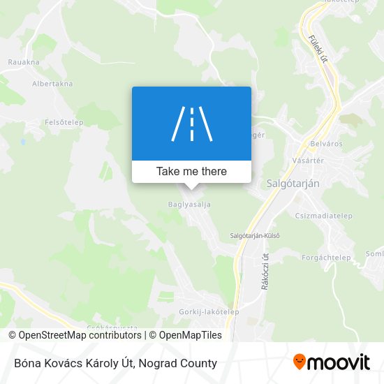 Bóna Kovács Károly Út map