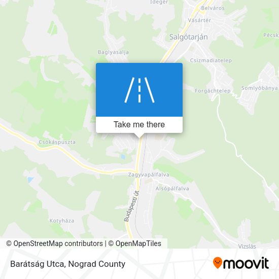 Barátság Utca map