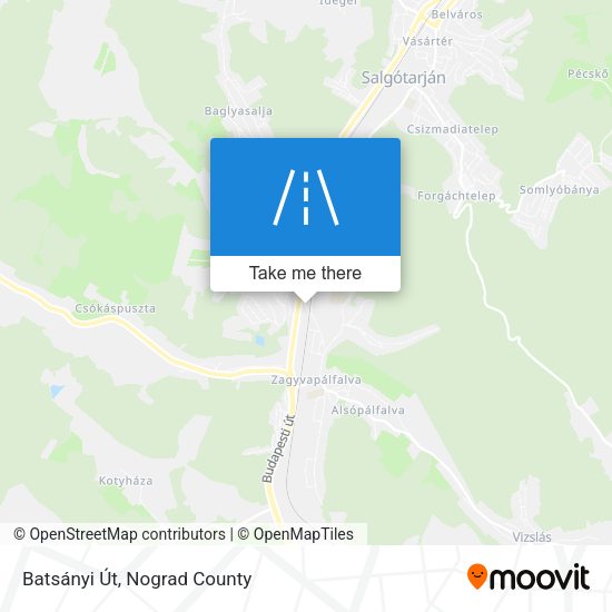 Batsányi Út map