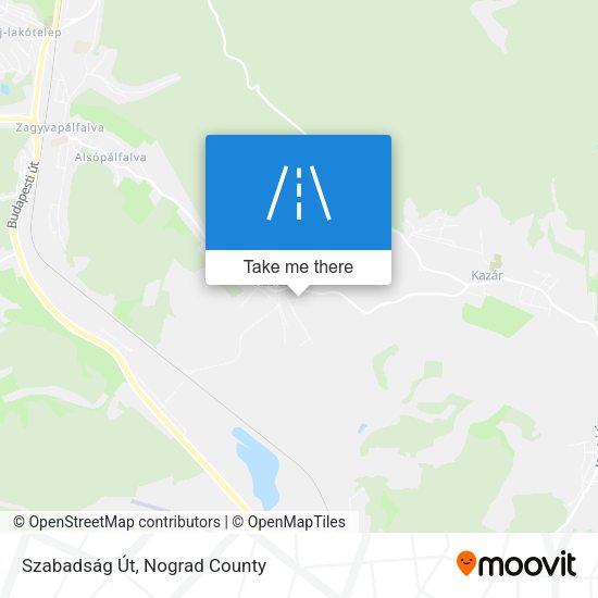 Szabadság Út map