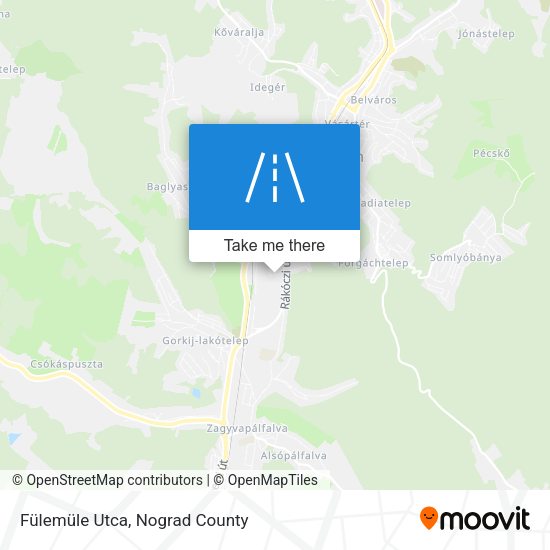 Fülemüle Utca map