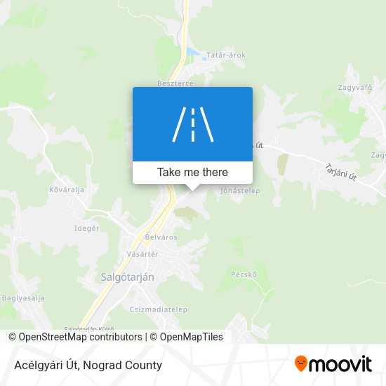 Acélgyári Út map