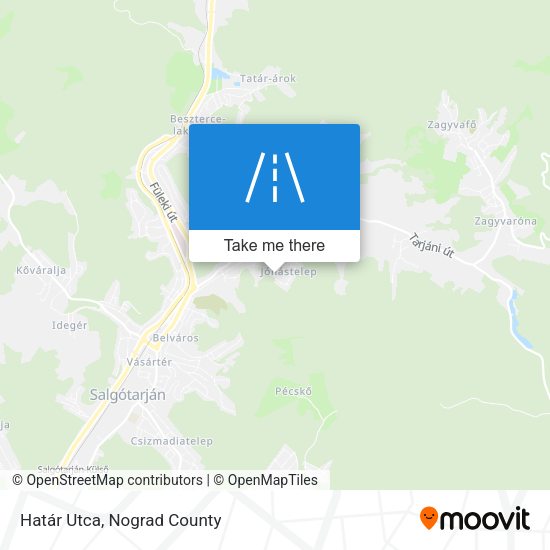 Határ Utca map