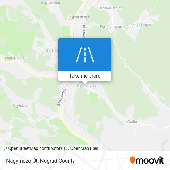 Nagymező Út map