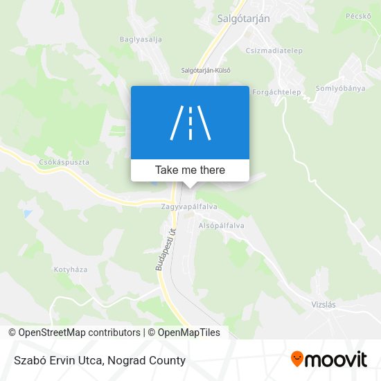 Szabó Ervin Utca map