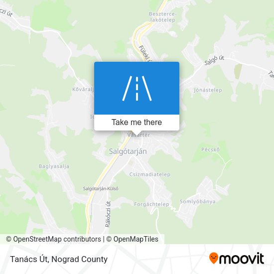 Tanács Út map