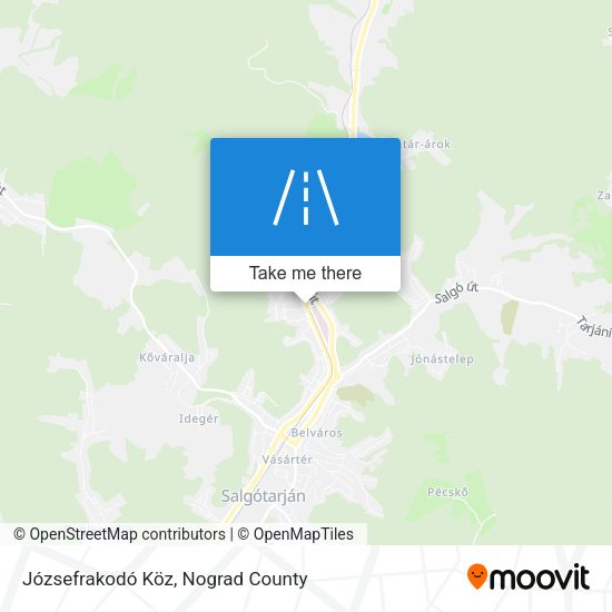 Józsefrakodó Köz map