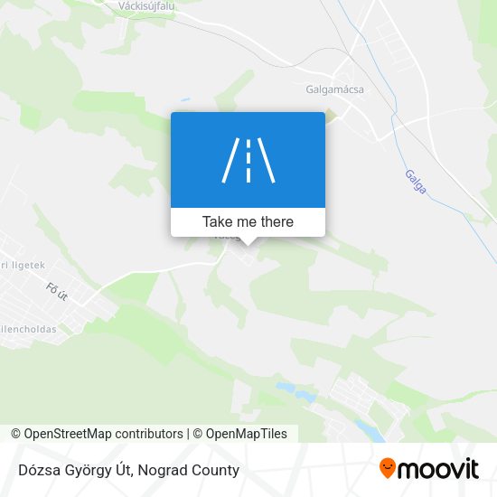 Dózsa György Út map
