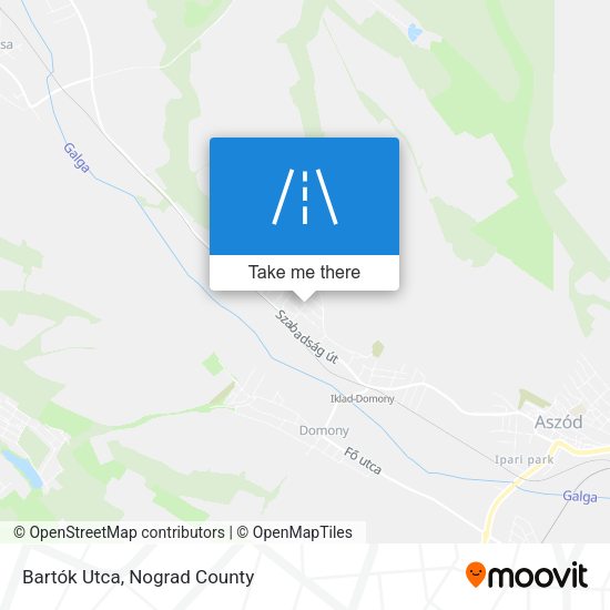 Bartók Utca map