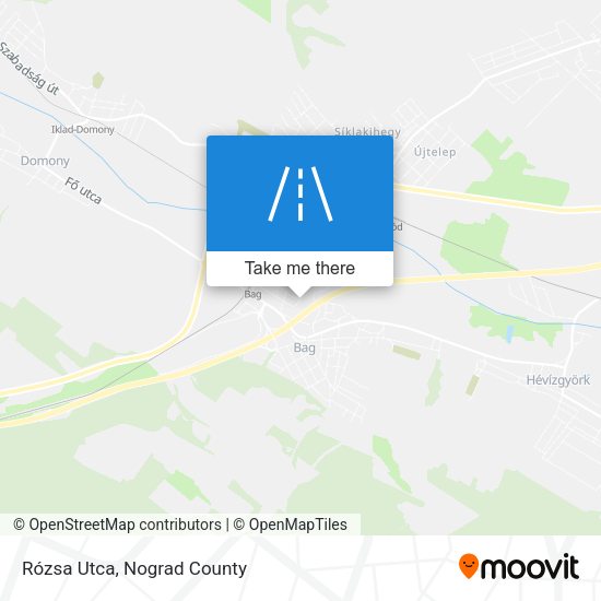 Rózsa Utca map