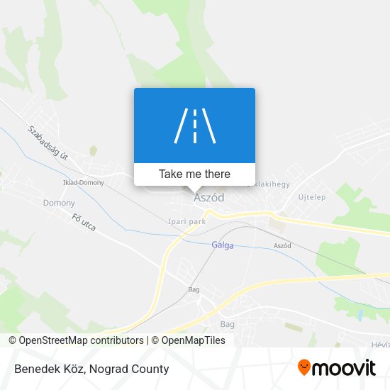 Benedek Köz map