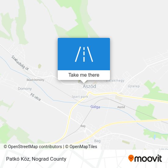 Patkó Köz map