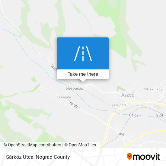 Sárköz Utca map