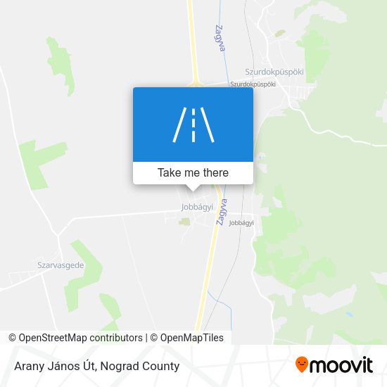 Arany János Út map